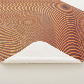 抽象芸術ウェーブズアートシェルパブランケット シェルパブランケット (3/4)