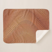 抽象芸術ウェーブズアートシェルパブランケット シェルパブランケット (正面(横))