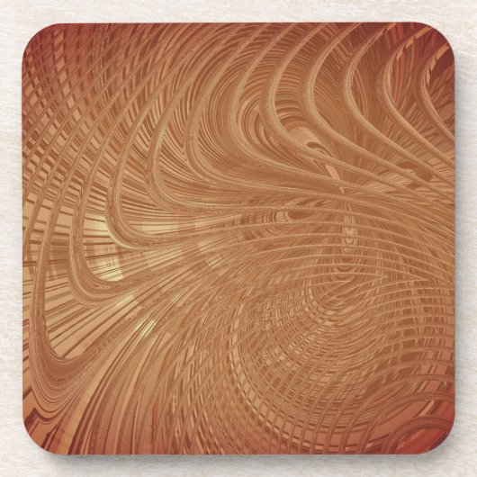 抽象芸術ウェーブズコースターアート コースター (正面)