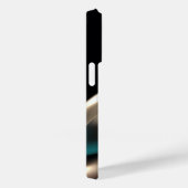 抽象芸術ウェーブラグジュアリー金ゴールドとグリーン Case-Mate iPhoneケース (裏面 / 右)