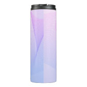 抽象芸術ウェーブリーンピンクブルー タンブラー (裏面)