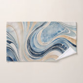 抽象芸術ウェーブ3バスタオル バスタオルセット (ハンドタオル)