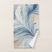 抽象芸術ウェーブ4バスタオル バスタオルセット (ハンドタオル)