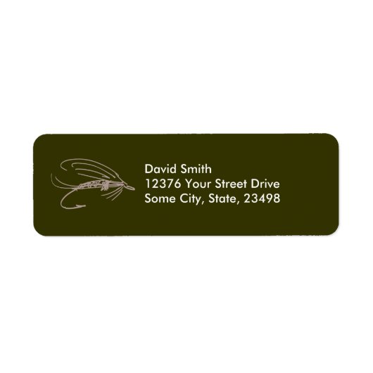 抽象芸術ウエットフライルアー ラベル (正面)