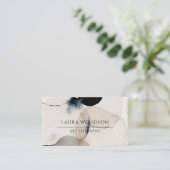 抽象芸術ウォーターカラーアートセラピスト 名刺 (スタンド正面)