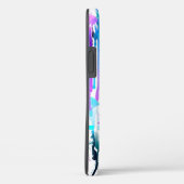 抽象芸術ウォーターカラードリップスブルーターコイズピンク Case-Mate iPhoneケース (裏面 / 右)