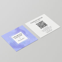 抽象芸術ウォーターカラーパープルスクエアエレガンス