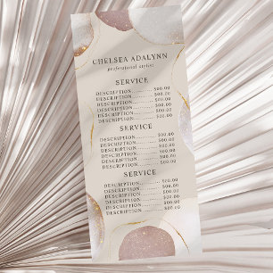 抽象芸術ウォーターカラーラグジュアリー金ゴールドシェイプモダン ラックカード