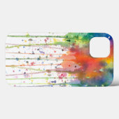 抽象芸術ウォーター色ドリッピーアート Case-Mate iPhoneケース (裏面 (横))