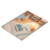 抽象芸術ウォームコージーボホスタイル ノートブック (左側)