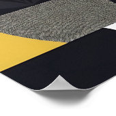 抽象芸術ウォールアートボタニカル ポスター (角)