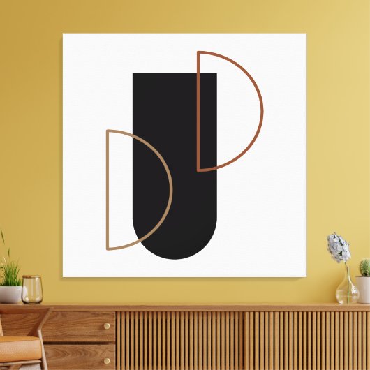 抽象芸術ウォールアート キャンバスプリント (インサイチュ (リビング))