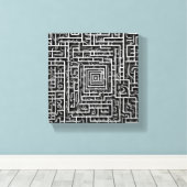 抽象芸術ウォール キャンバスプリント (インサイチュ (ウッドフロア))