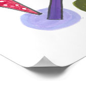 抽象芸術ウォール ポスター (角)