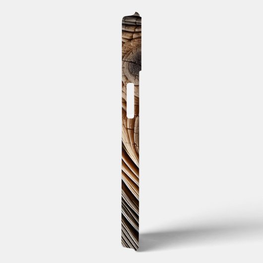 抽象芸術ウッドアートデザインテクスチャ Case-Mate iPhoneケース (裏面 / 右)