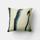 抽象芸術ウッドランドクロウ クッション (裏面)