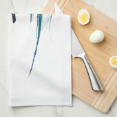 抽象芸術ウミドオウム絵を描(ばちゃばちゃ)跳ねる キッチンタオル (四つ折り)