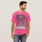 抽象芸術エイリアンディーノ Tシャツ (正面フル)