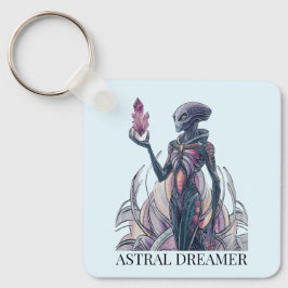 抽象芸術エイリアン キーホルダー