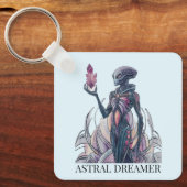 抽象芸術エイリアン キーホルダー (正面)