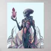 抽象芸術エイリアン ポスター (正面)