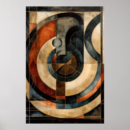 抽象芸術エキス ポスター