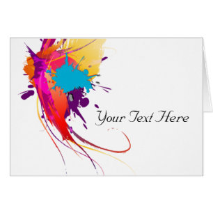 抽象芸術エキゾチック蝶絵を描（ばちゃばちゃ）跳ねる