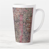 抽象芸術エスノパターン – 民俗芸術1 カフェラテマグ (右)