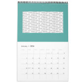 抽象芸術エスノパターン – 民俗芸術2 カレンダー (1月 2026)