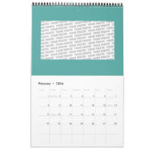 抽象芸術エスノパターン – 民俗芸術2 カレンダー (2月 2026)