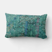 抽象芸術エスノパターン – 民俗芸術2 ランバークッション (裏面)