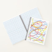 「抽象芸術エッセンス：色あふれるプランナー」 ノートブック (内部)