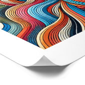 抽象芸術エニグマ ポスター (角)