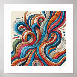 抽象芸術エニグマ ポスター