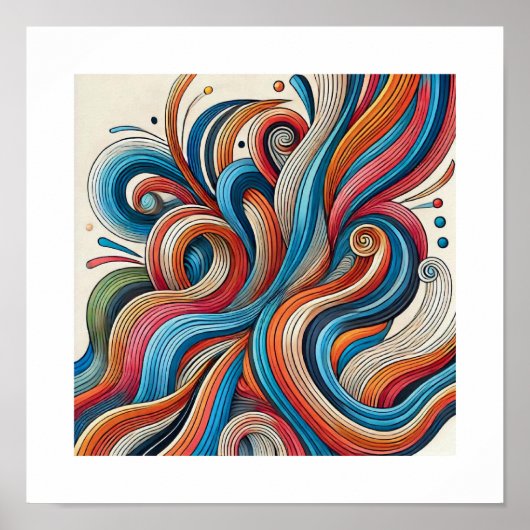 抽象芸術エニグマ ポスター (正面)