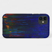 "抽象芸術エバーグリーン"ブルーiPhone5ケース Case-Mate iPhoneケース (裏面(横))