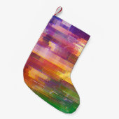 抽象芸術エラー：画面テクスチャのテスト スモールクリスマスストッキング (正面 (吊り時))