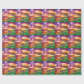 抽象芸術エラー:画面テクスチャのテスト ラッピングペーパー (フラット)