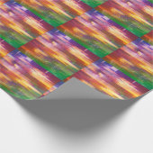 抽象芸術エラー:画面テクスチャのテスト ラッピングペーパー (角)