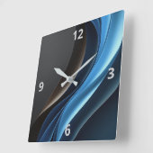 抽象芸術エレガンスカスタマイズ可能な時計 スクエア壁時計 (傾斜)