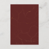 抽象芸術エレガンスゴールデンフレーム詳細 エンクロージャーカード (裏面)