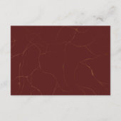 抽象芸術エレガンスゴールデンフレーム詳細 エンクロージャーカード (裏面)