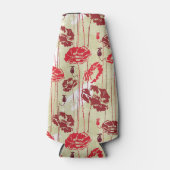 抽象芸術エレガンスフローラルパターン2 ボトルクーラー (正面)