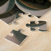 抽象芸術エレガンス：ポピーの色合いの謎の女性 ジグソーパズル (側面)