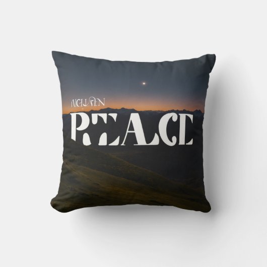 「抽象芸術エレガンス:型枠とカラーの融合 クッション (正面)