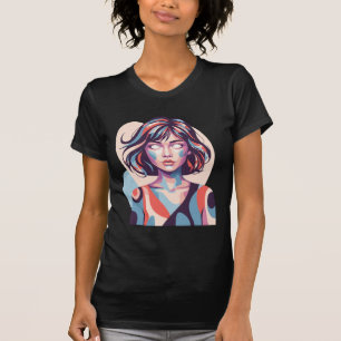 抽象芸術エレガンスTシャツ Tシャツ