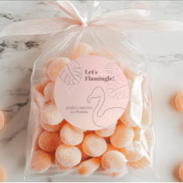 抽象芸術エレガントはフラミングル ラウンドシール