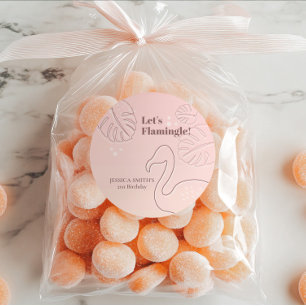 抽象芸術エレガントはフラミングル ラウンドシール