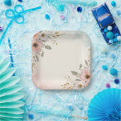 抽象芸術エレガントアート装飾プレート ペーパープレート (パーティー)