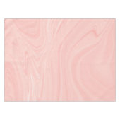 抽象芸術エレガントオレンジ色の液体大理石アートワーク | テーブルクロス (正面(横))